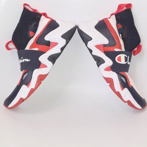 NEW CHAMPION Hyper Future Hi Pull on Sneaker from Finish Line Big Kids Size 5 - Picture 2 of 8